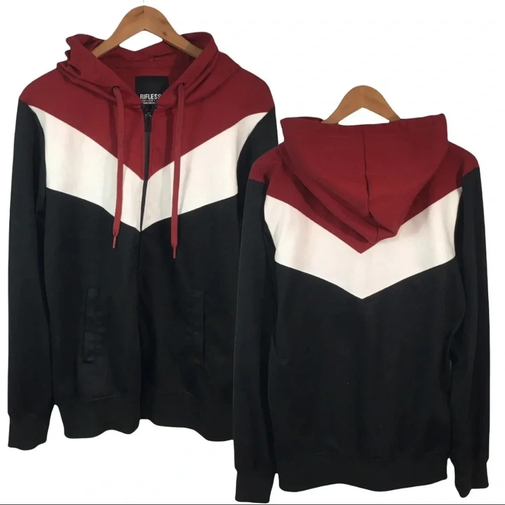 B5 Riflessi Collection Full Zip Stretch Hooded Jacket XL